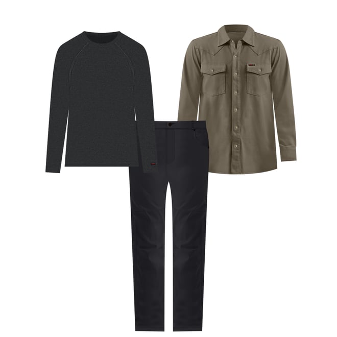Wrangler ATG™ Men's Salida Shirt in Dusty Olive