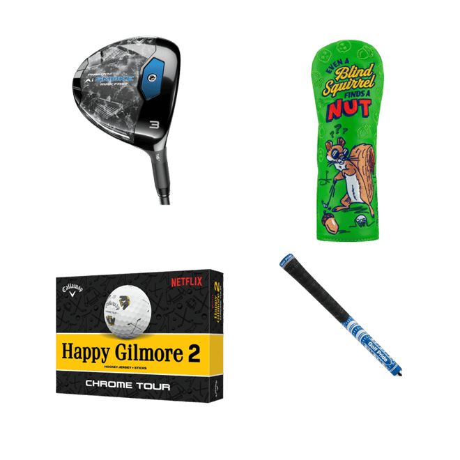 Callaway 2025 Chrome Tour Happy Gilmore 2 Truvis Golf Balls | Golf