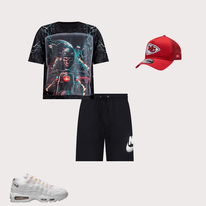 BKYS Skull Rider Cropped Tee