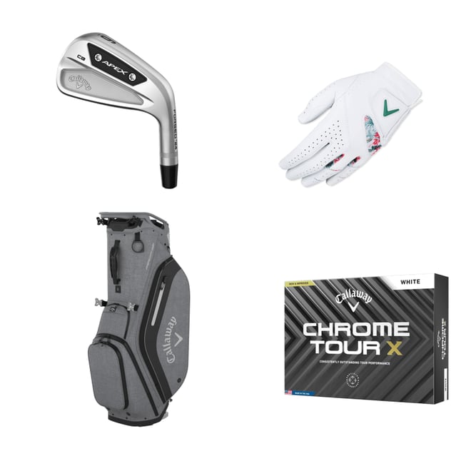 ごるく Callaway Chrome Tour X 360 Yellow Stripe Golf Balls 2025