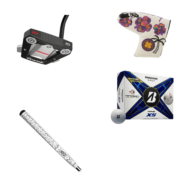 CMC Design Live Lucky Purple Hula Blade Putter Headcover | Golf Galaxy