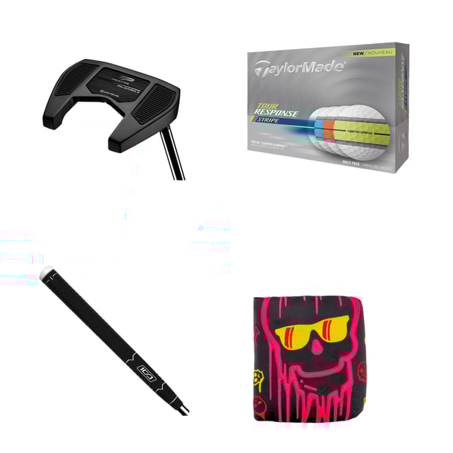 美品 マーパットカモフラージュ MED-XLNG mizuno_m_craft_type_2_putter_h