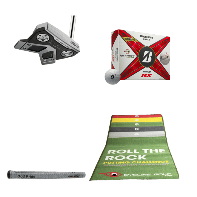 Scotty Cameron Custom Shop Black Leather Stitchback Putter Grip New Not A Pull