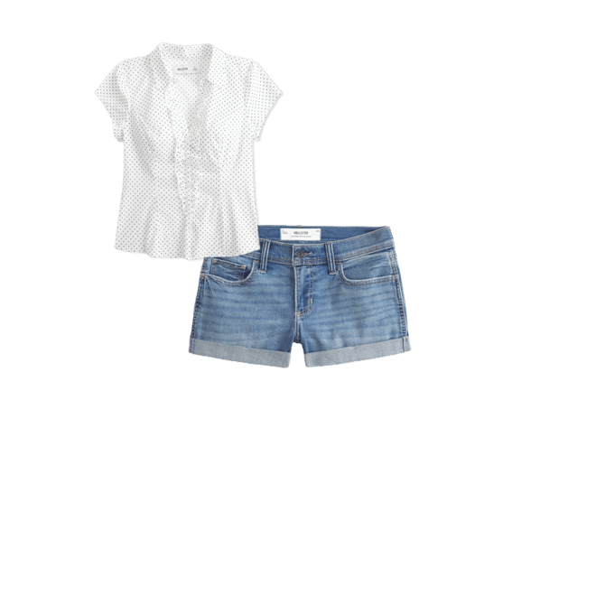 Short-Sleeve Tuxedo Shirt