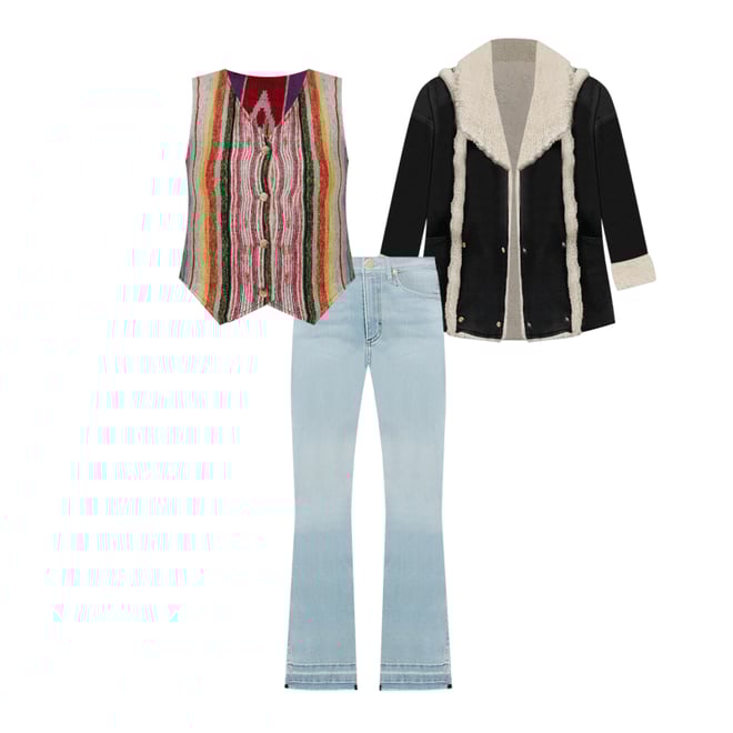 Wrangler x Lainey Wilson The Iconic Lainey Coat in Washed Black