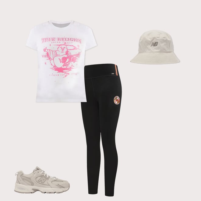 True Religion Crystal Logo Buddha Tee