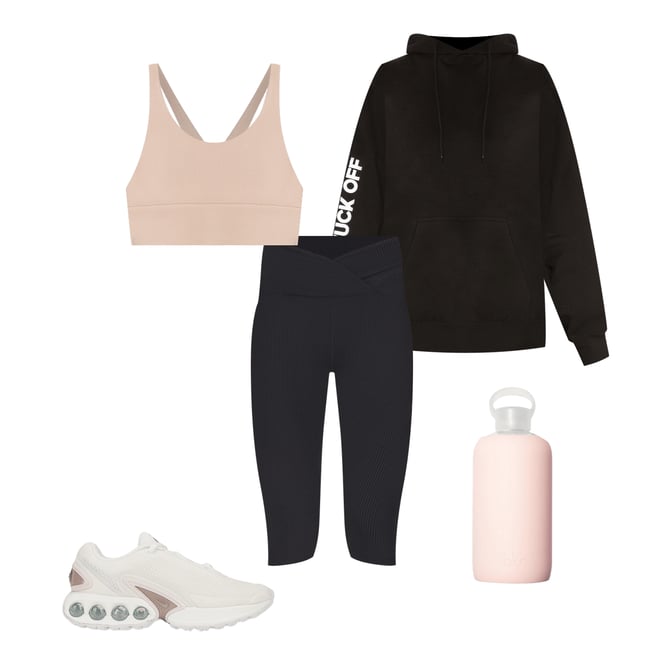 2nd bundle featuring 4 items which compliment Ribbed Veronica Capri Legging