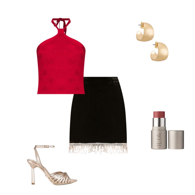 1st bundle featuring 4 items which compliment Lorena Halter Top