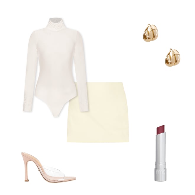 2nd bundle featuring 4 items which compliment Butter Turtleneck Bodysuit
