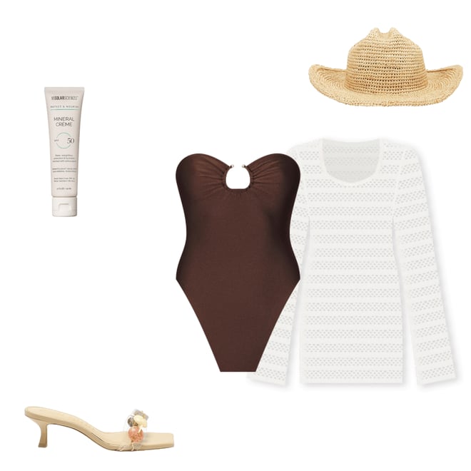 2nd bundle featuring 4 items which compliment Travel Mineral Crème SPF 50