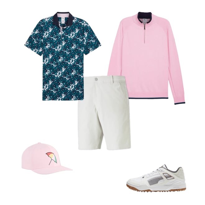 Arnold Palmer - rurimariページ PUMA X AP Knit Quarter-Zip Zip Golf Pullover Arnold Palmer