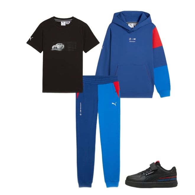 BMW Motorsport Car Graphic Big Kids' Tee