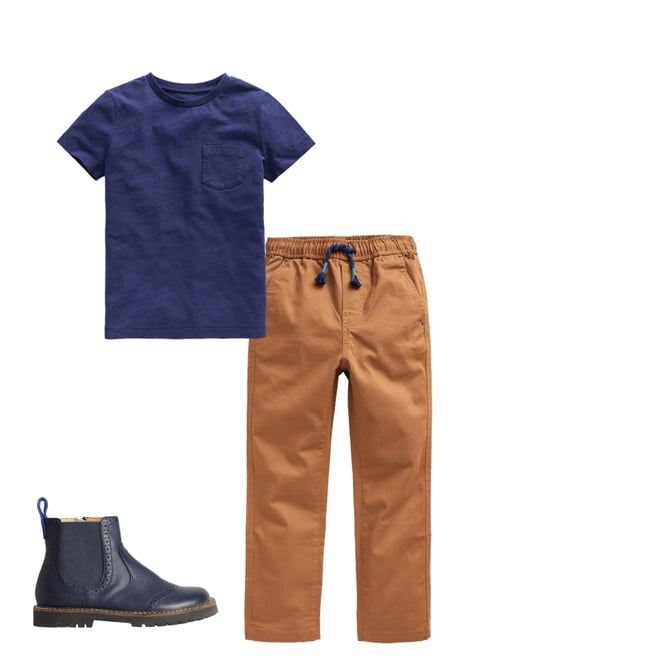 5th bundle featuring 2 items which compliment Everyday Short Sleeve T-Shirt-College Navy