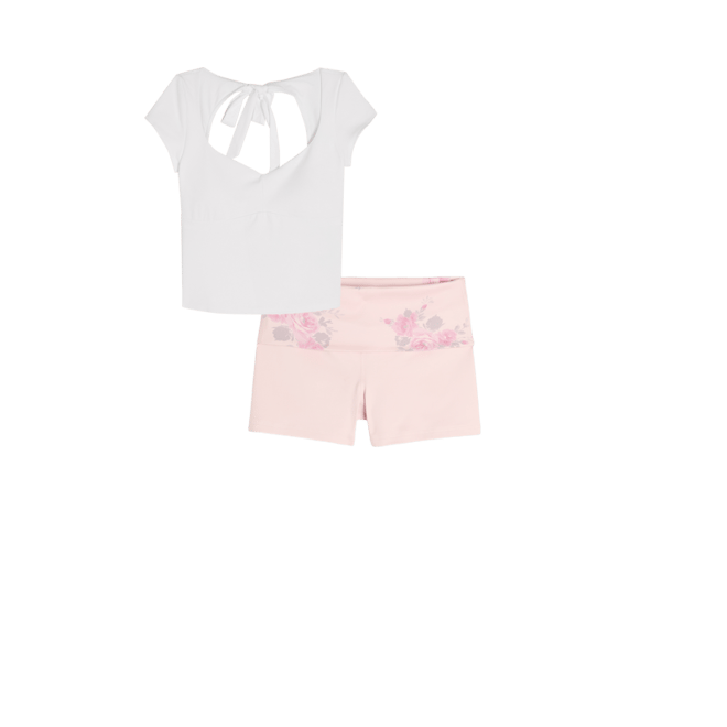 Gilly Hicks Active Tie-Back Ballet Top