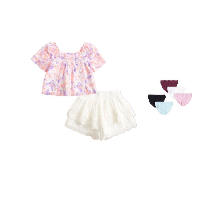embroidered swing top