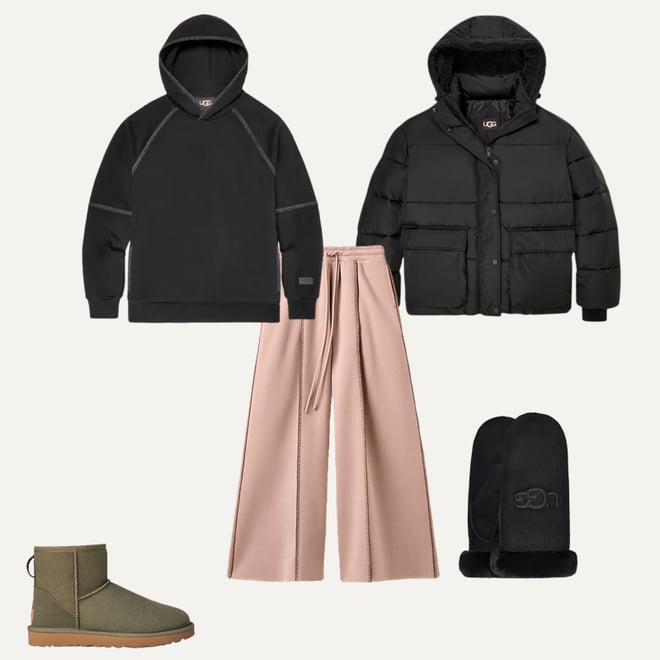 UGG® Sheepskin Embroider Mitten for Women | UGG®