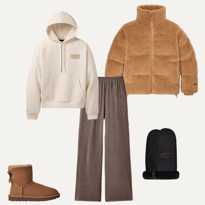 【UGG】Women's Atherson Embroidered Mitten 海外限定 UGG® Atherson Embroidered Hat for Women | UGG®