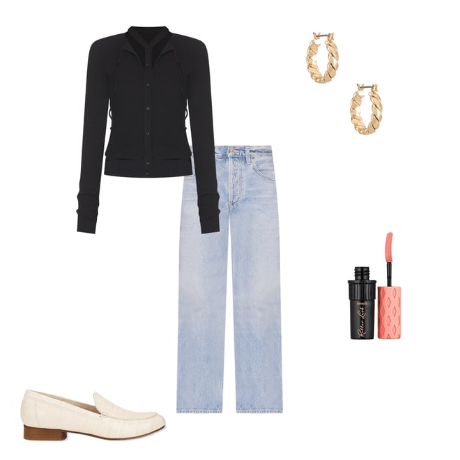 3rd bundle featuring 4 items which compliment Dahlia Bow Leg Baby Roll Jeans