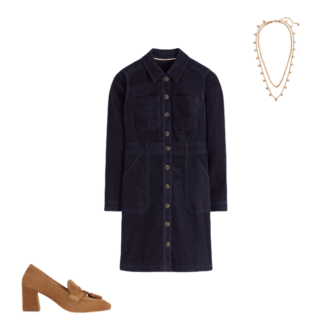 boden amanda cord short dress Amanda Cord Short Dress-Navy