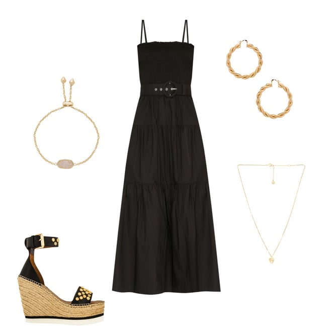 L'ACADEMIE THE NOUR MIDI DRESS