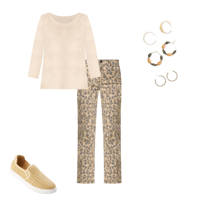 Cato Fashions | Cato Animal Straight Leg Jeans