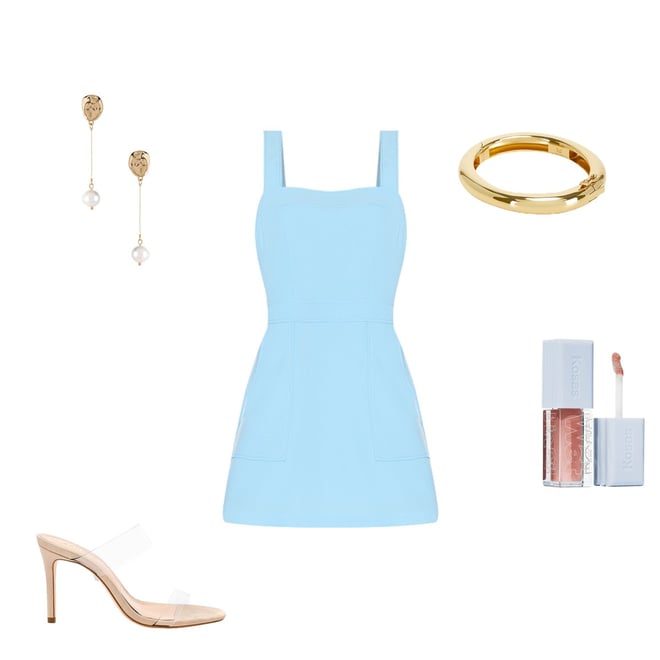 Amanda Uprichard Ace Dress in Pacific | REVOLVE