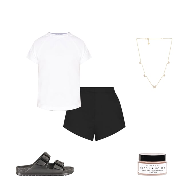 6th bundle featuring 4 items which compliment Fitted Cap Sleeve Tee