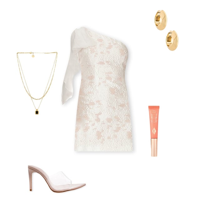 新品ELLIATT APRIL ホワイトワンショルダーミニワンピドレスms33 ELLIATT x REVOLVE April Dress in Ivory | REVOLVE