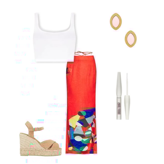 2nd bundle featuring 4 items which compliment Scoop Neck Crop Top