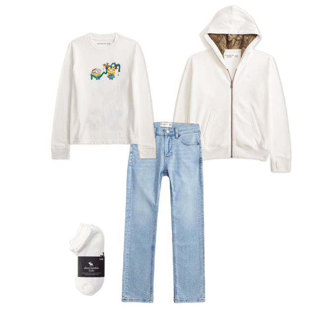 minions long-sleeve graphic tee