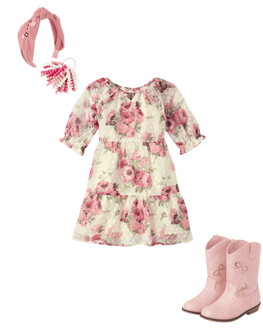 Womens Mommy And Me Eyelet Tiered Dress - Bon Voyage