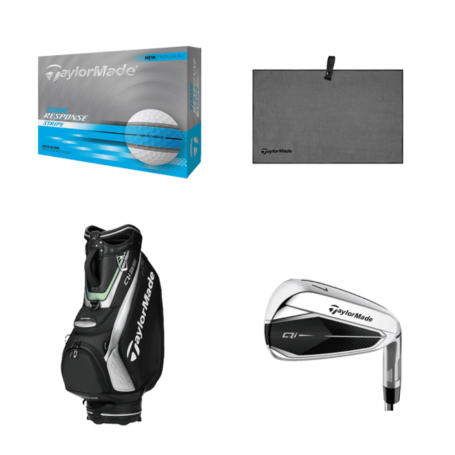 TaylorMade Qi Combo Iron Set 4H-PW - Ventus Blue TR 5 - Flex Senior - Graphite - Occasion
