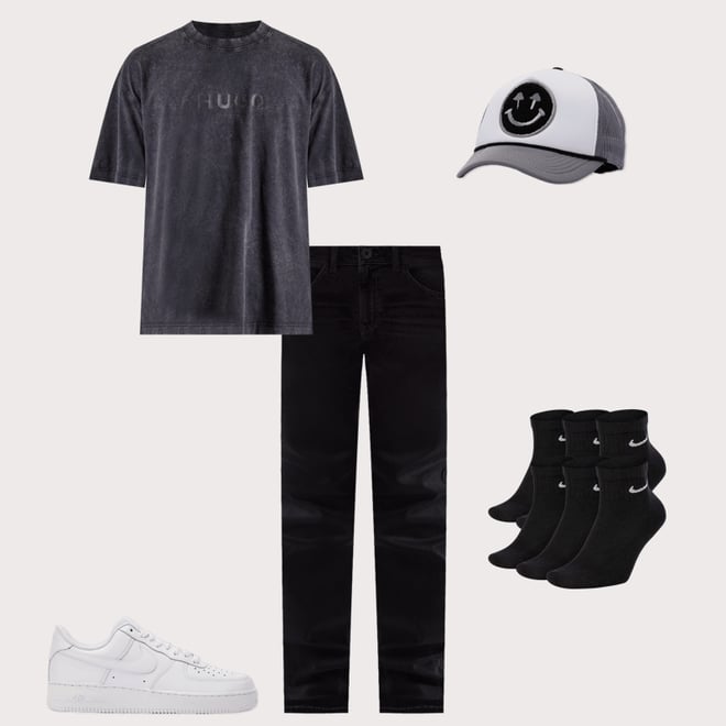 WAIMEA Wax Coated Slim Jeans
