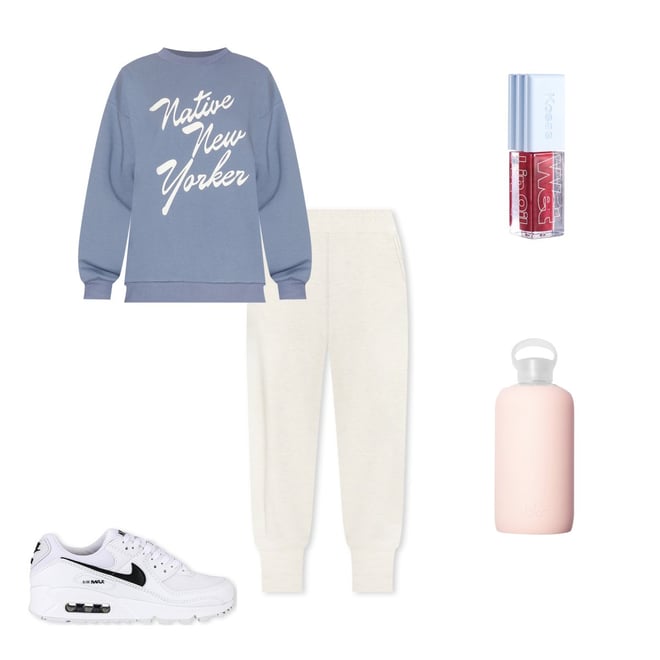 Varley The Relaxed Pant 25 in Ivory Marl | REVOLVE