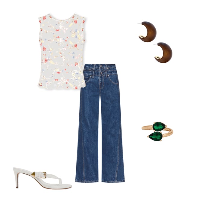 1st bundle featuring 4 items which compliment by Marianna Ninah Top