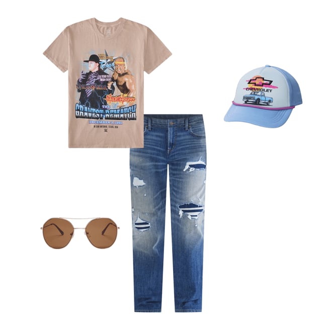 WWE This Tuesday In Texas Relaxed Graphic Tee