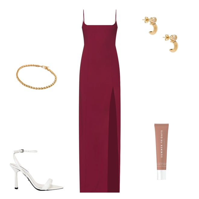 Camila Coelho Nova Maxi Dress in Oxblood | REVOLVE