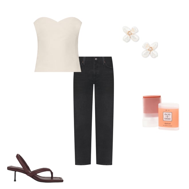 3rd bundle featuring 4 items which compliment Marina Sweetheart Top