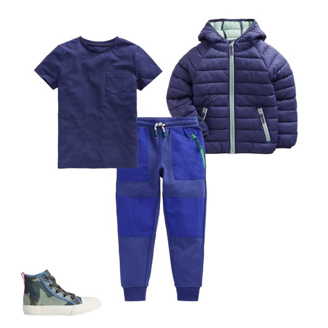 1st bundle featuring 3 items which compliment Everyday Short Sleeve T-Shirt-College Navy