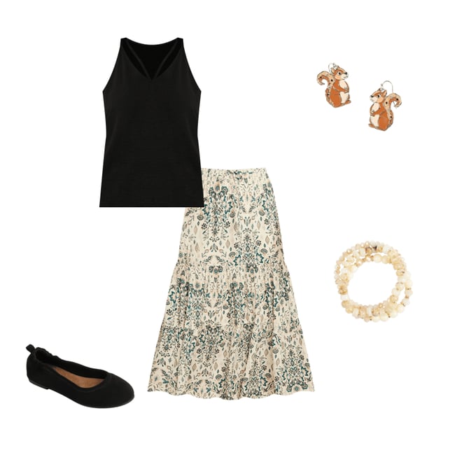 Multi Print High Rise Maxi Skirt | maurices