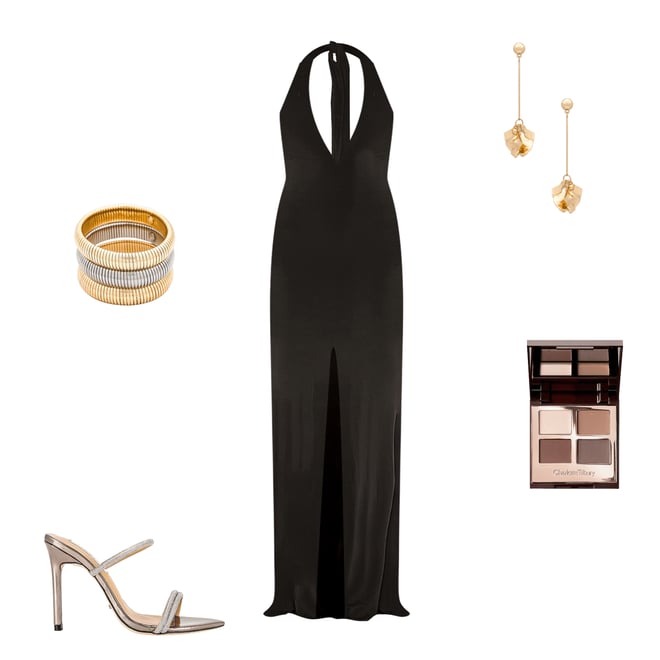 1st bundle featuring 4 items which compliment x REVOLVE Illegal Halter Gown