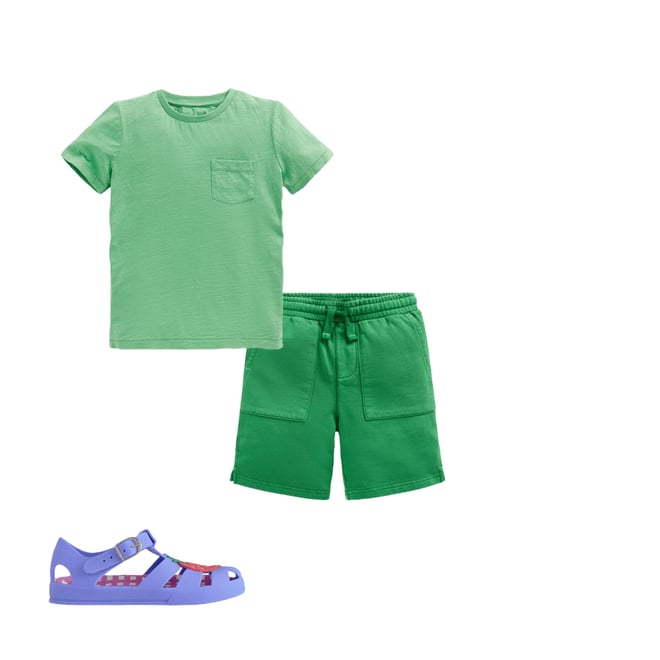 1st bundle featuring 2 items which compliment Everyday Short Sleeve T-Shirt-Aloe Green