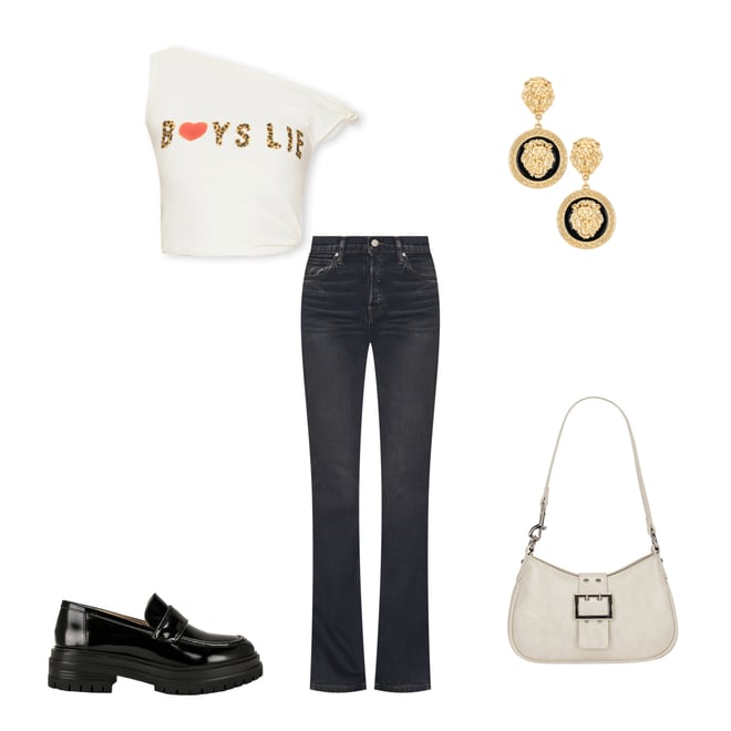 1st bundle featuring 4 items which compliment The Caitlyn Coded Twisted Tank Top