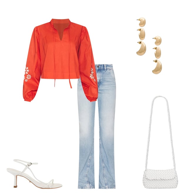 Icon Denim GAMBA DRITTA ANNIE in Sky REVOLVE