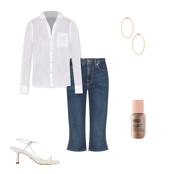 3rd bundle featuring 4 items which compliment Ellis Gauze Button Down