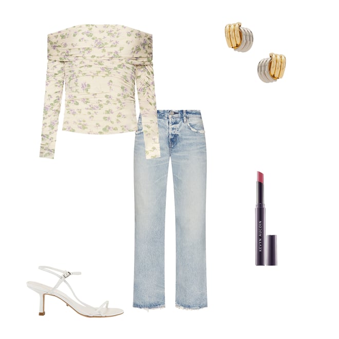 2nd bundle featuring 4 items which compliment Off Shoulder Wrap Top