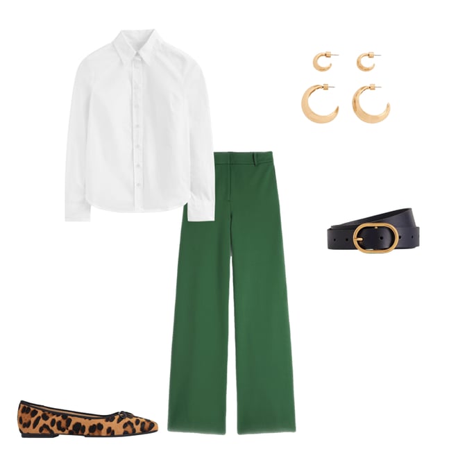 1st bundle featuring 4 items which compliment Sienna Cotton Shirt-White