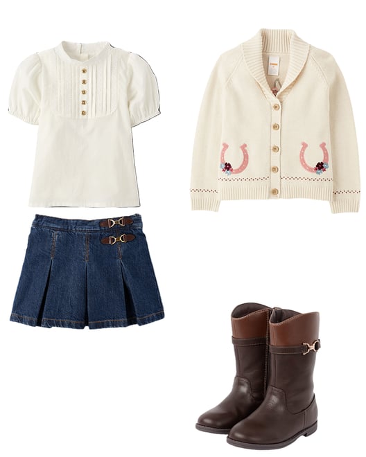 Girls Tall Boots - Brown