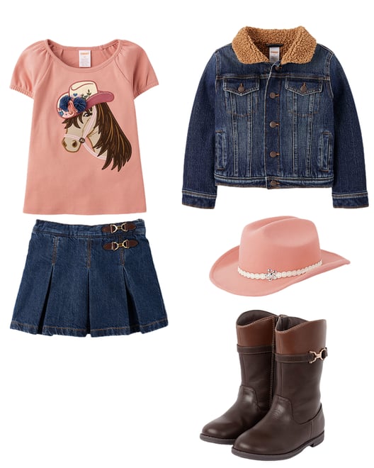 Girls Tall Boots - Brown