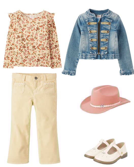 3rd bundle featuring 4 items which compliment Girls Cowgirl Hat